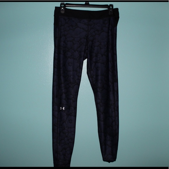 Under armour purple print full length leggings - Picture 1 of 3